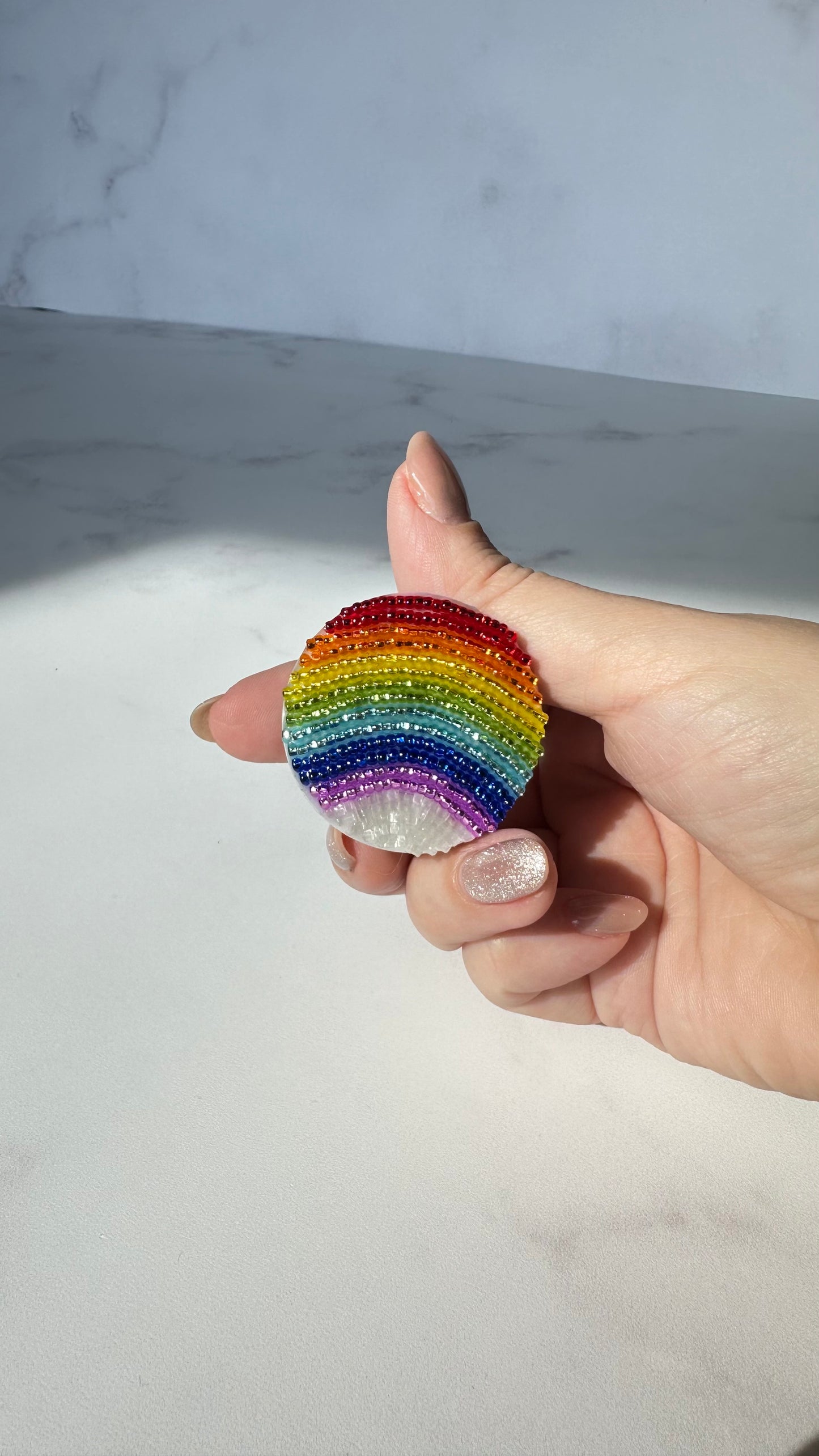 Pop Socket Arcoiris Brillante