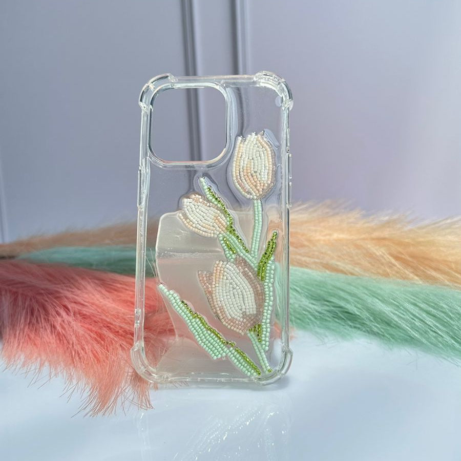 Funda para celular FLORES DE CRISTAL