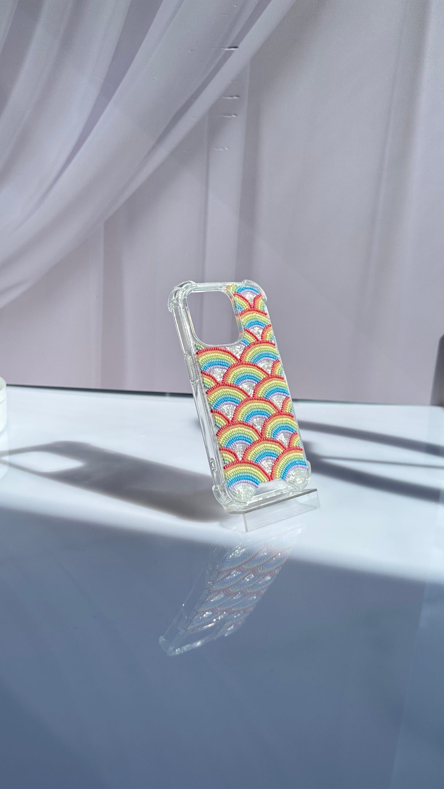 Funda para celular Versalles Arcoíris Pastel